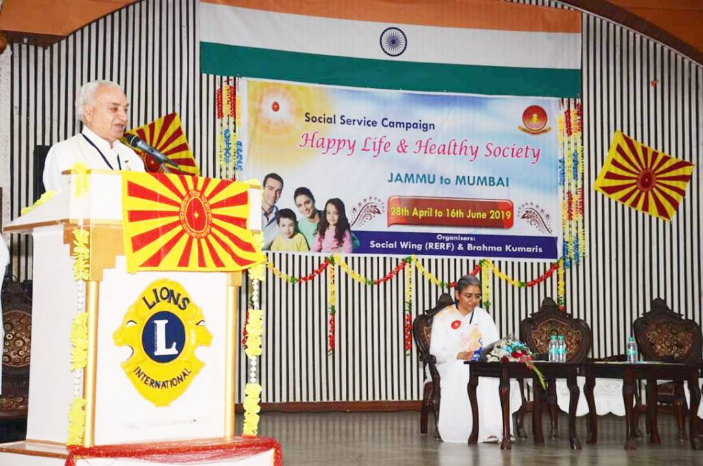 Social Wing Campaign “HAPPY LIFE & HEALTHY SOCIETY” from Jammu to Mumbai Reached Jalandhar