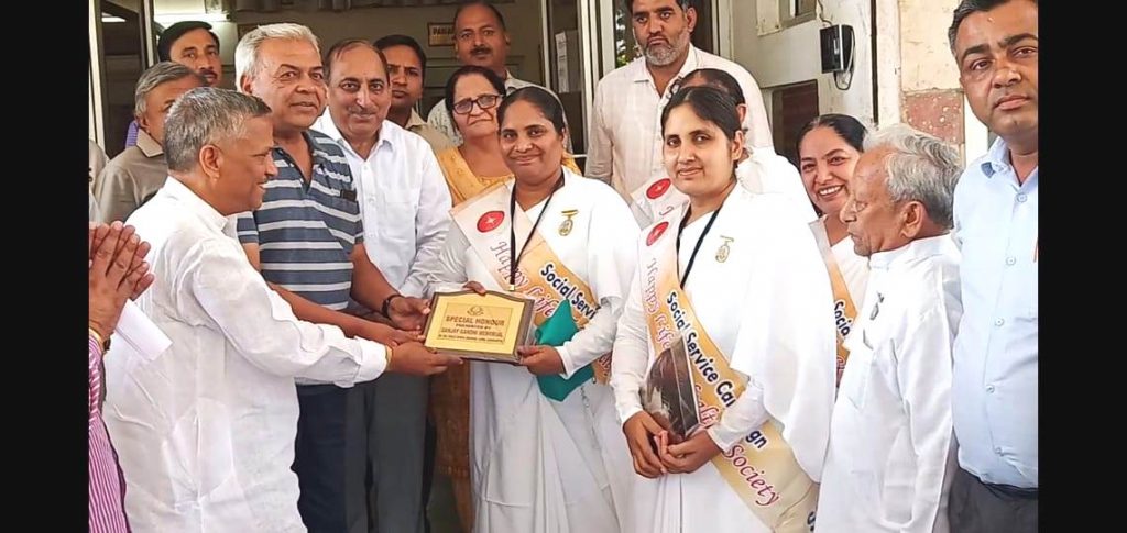 Social Wing Campaign Felicitation public program on “Happy life & Healthy Society” held at Kurukshetra on 8th May 2019.