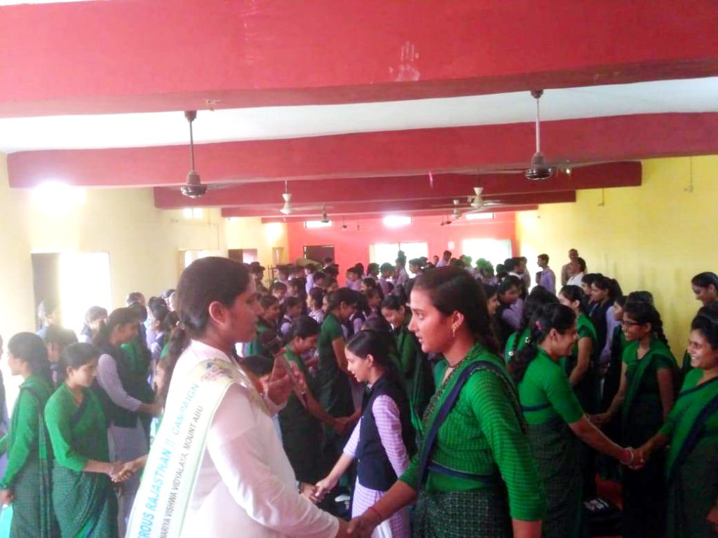 Program on Cleanliness and Environment at SRPG College, Nadbai (Bharatpur) under Maharo Rajasthan Samruddhi Rajasthan Campaign